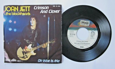 Joan Jett - Crimson And Clover / Oh Woe Is Me   7'' Single Juke Box