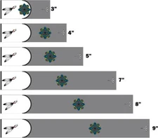 White Water Archery Native American Feather Chevron 2 Arrow Wraps 15 Pc Pack