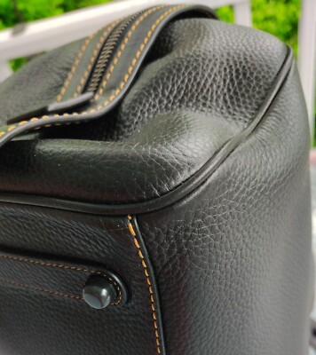 Coach 1941 LARGE 58689 Rogue 26 Black Leather Satchel with Exotic