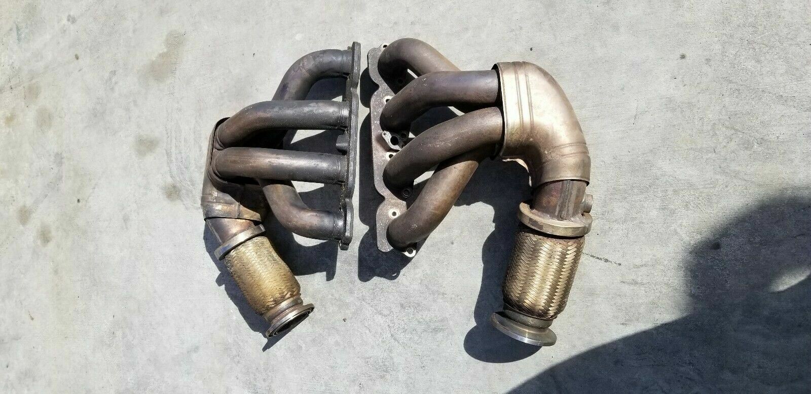 FERRARI 458 ITALIA EXHAUST HEADER MANIFOLD LEFT AND RIGHT SET OEM 264391 264390