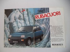 advertising Pubblicità 1983 RENAULT 5
