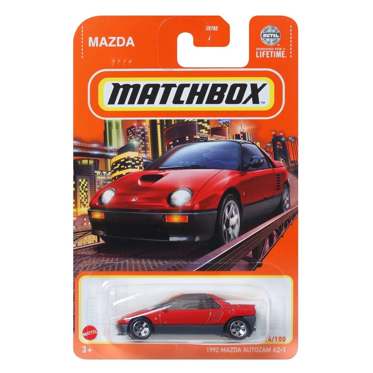 Matchbox - 2024 Mainline 24/100 1992 Mazda Autozam AZ-1
