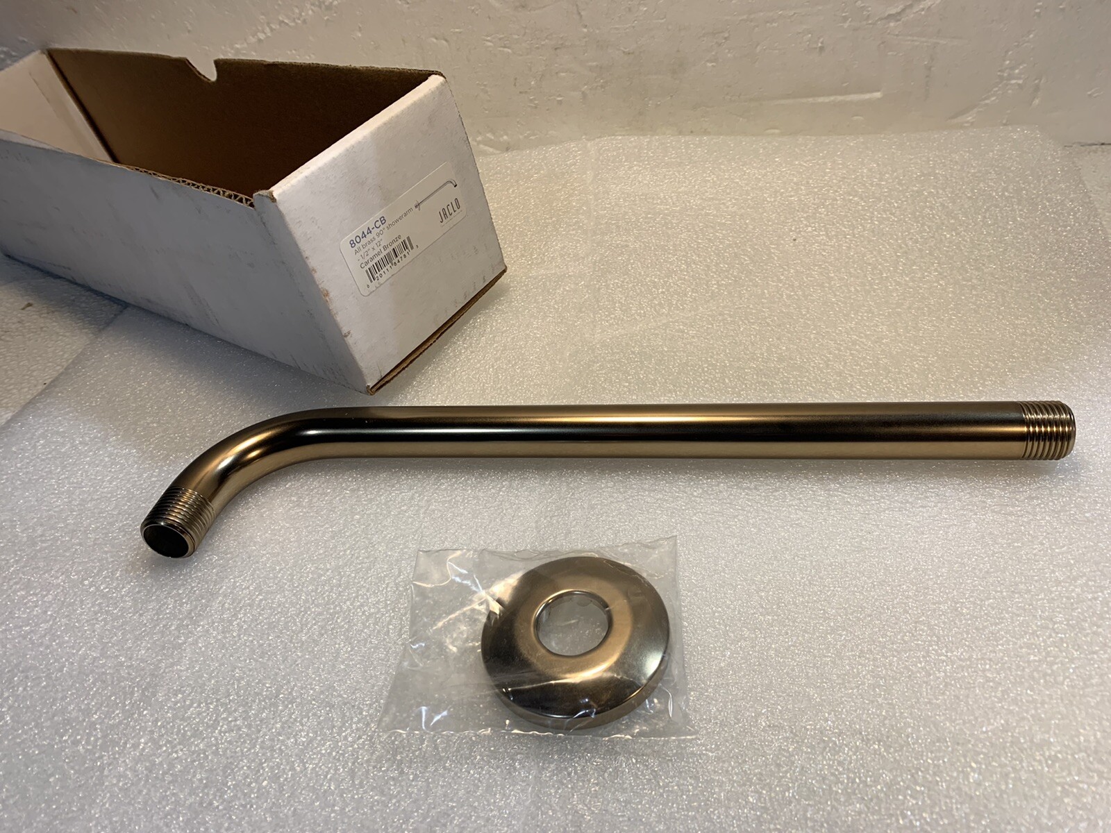 Jaclo+Brass+90+Degree+Shower+arm+w2FEscutcheon+12F2E2809DX12E280