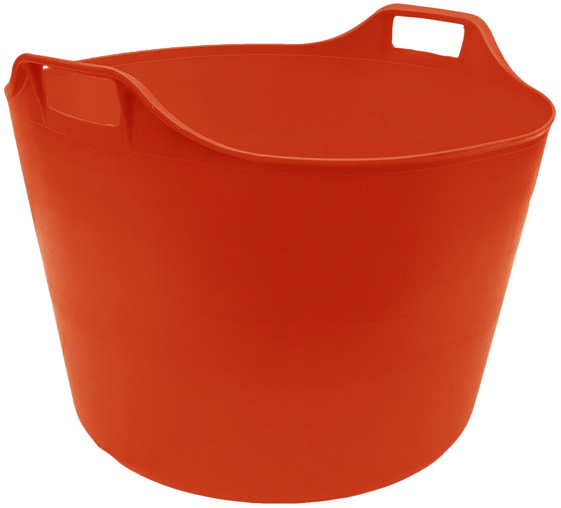 Coloured Plastic 20L 40L 75L Flexible Storage Tubs Horse Feed Trugs