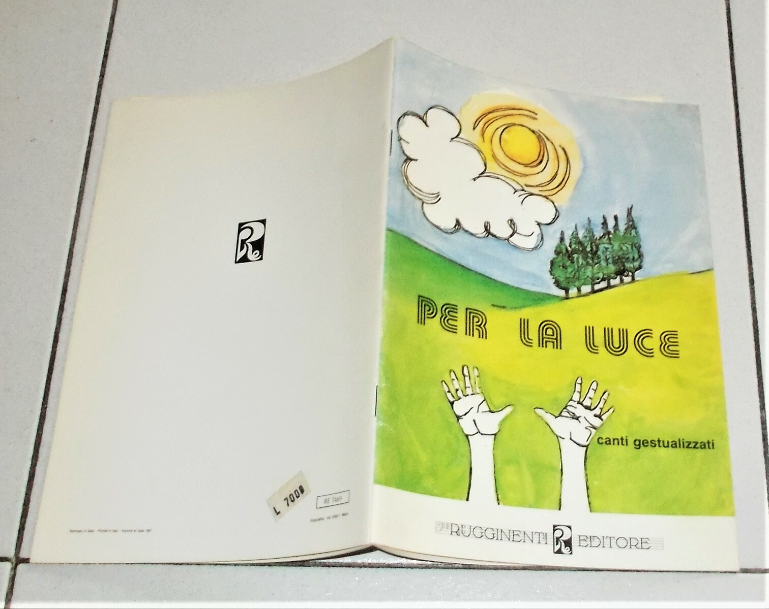 Spartiti STEFANO VARNAVA' Per la luce - Canti gestualizzati Rugginenti 1987 Kos