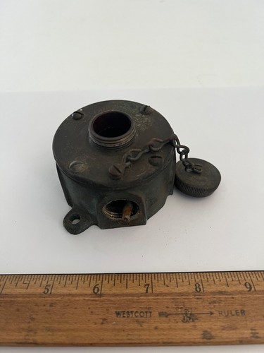 VINTAGE PAULUHN KATZE NR. 325 BRONZE MILITÄR MARINE STECKDOSENBOX