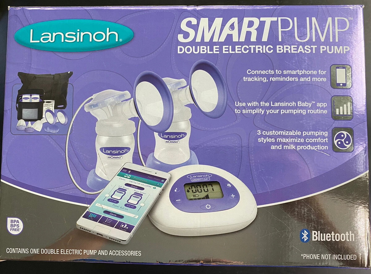 Lansinoh SmartPump Double Electric Breast Pump 44677-0531-50 NEW BLUETOOTH