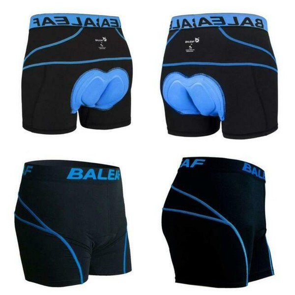 baleaf men's 3d padded bike bicycle mtb cycling underwear shorts