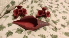 VAN BRIGGLE Mulberry 13" Conch shell + 2 3 bud cornucopia Mulberry vases