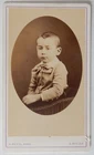 CDV - old photo (19th century) CHILD / YOUNG BOY PORTRAIT
