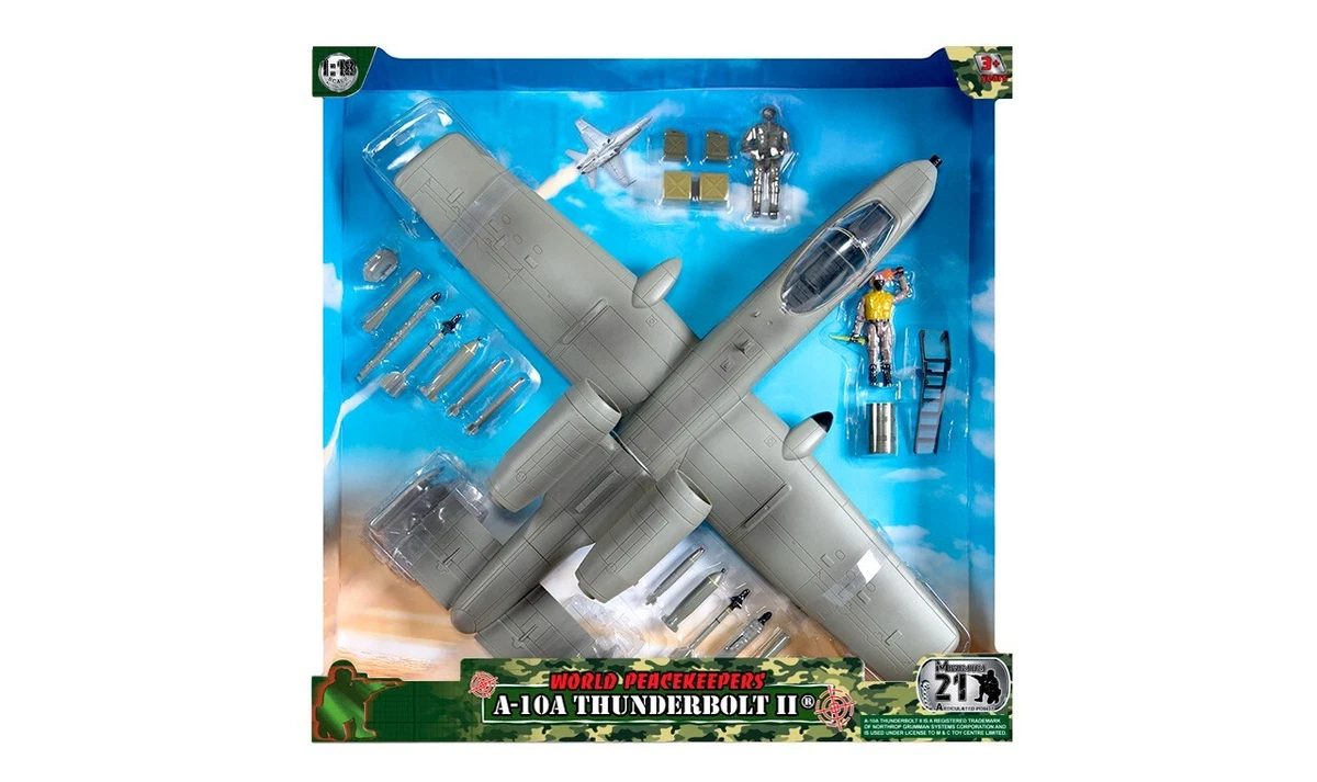 World Peacekeepers A-10A Thunderbolt II Airplane - 2 Figures Inclu