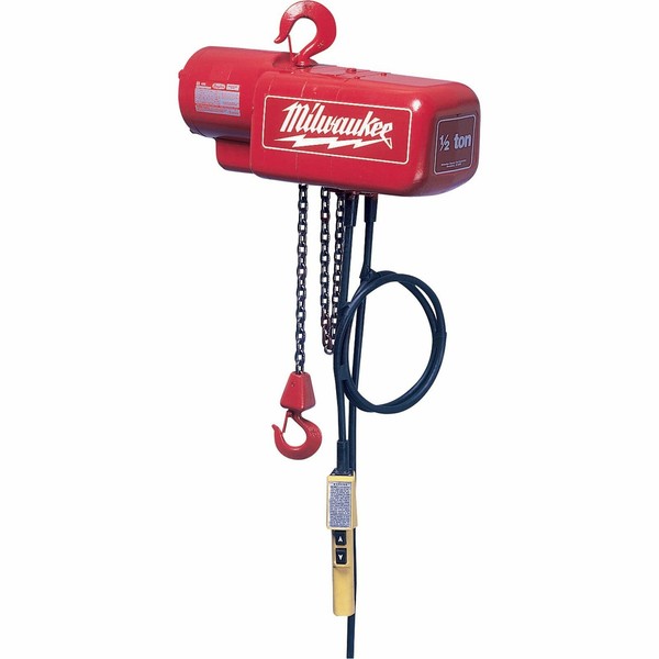 Milwaukee 9568 1 Ton Electric Chain Hoist for sale online eBay