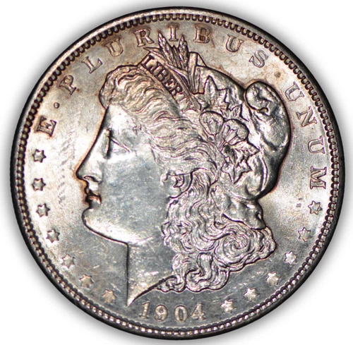 1904 Morgan Silver Dollar ~ UNC Details - Obverse Scratch