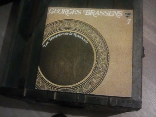 vinyle 33 tours, georges brassens VII, les trompettes de la renommée