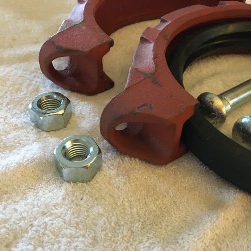 7001 8" GRUVLOK STANDARD EPDM BLACK GASKET COUPLING ANVIL P/N