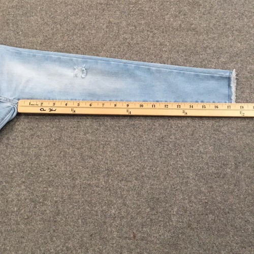 Old Navy Girl Sz 5 Jeans Blue Extra High Rise Rockstar Jeggings Adjustable Waist - Picture 9 of 10