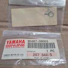 NOS OEM 2 Fuel Line Clamps Clips YZ80 RD250 R...