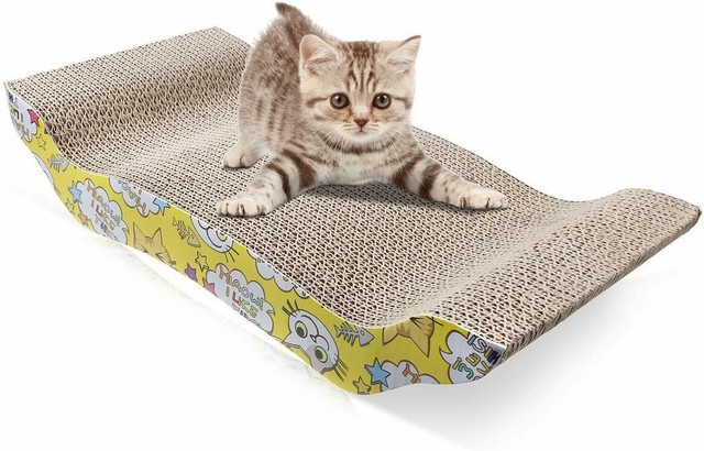 cat cardboard scratch pad