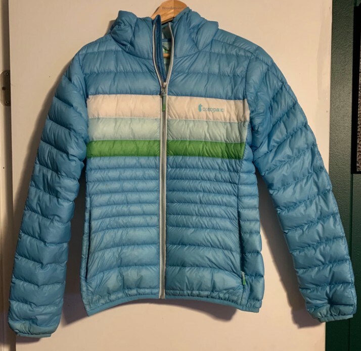 cotopaxi women's fuego hooded down jacket