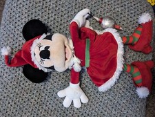 Disney World Santa Minnie Plush