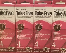DONGSUNG TAKE FiVE HAIR COLOR DYE 5 MINUTES 50 G #4 NATURAL BROWN 4 PACK