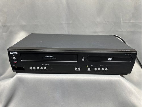 Sanyo FWDV225F DVD VCR Recorder Combo No Remote Tested And Works