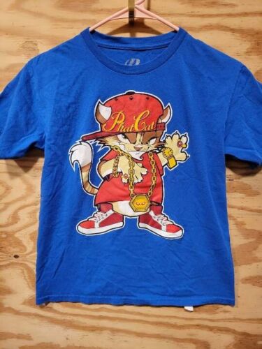 Dynasty Kids Boys Top T-shirt Size Medium 10/12 Blue Round Neck Short Sleeve - Picture 2 of 4