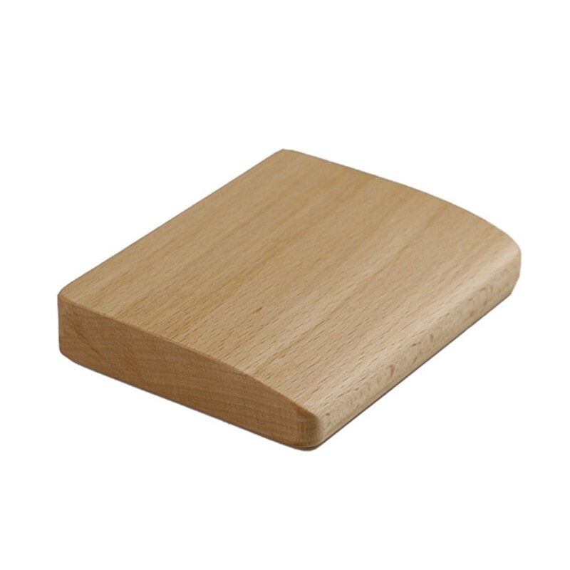 Ergonomic Walnut Mechanical Keyboard Wrist Rest for One-Handed Typing