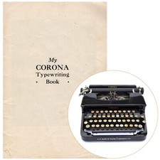 Animal Keyboard Corona Typewriter Instruction Manual Antique My Typewriting Book thumbnail