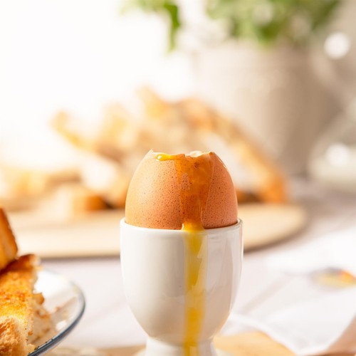 6x Classic White Egg Cups Porcelain Breakfast Hard Soft Boiled Eggs 5cm - Picture 6 of 7