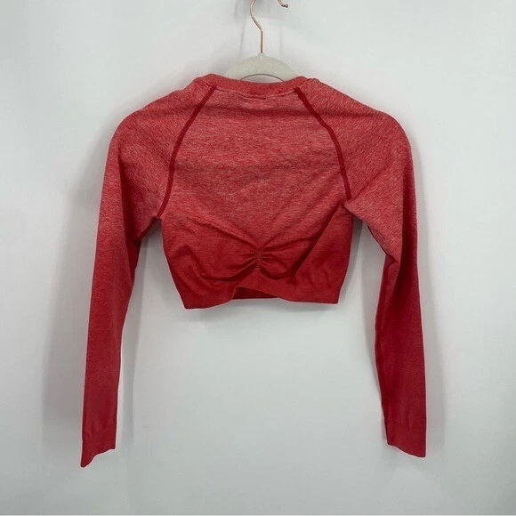 gymshark adapt ombré seamless crop shirt