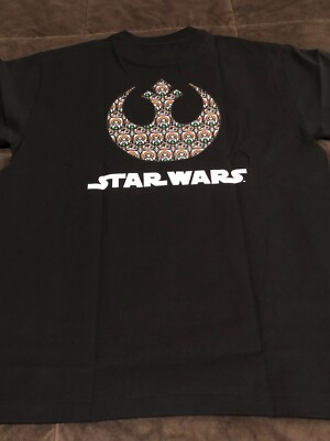Authentic Bape Bathing Ape Star Wars T shirt Black Large