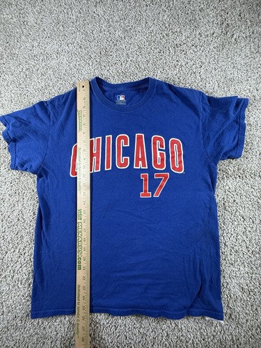 Camiseta de béisbol 17 Bryant de los Chicago Cubs mediana MLB para hombre - Imagen 6 de 9