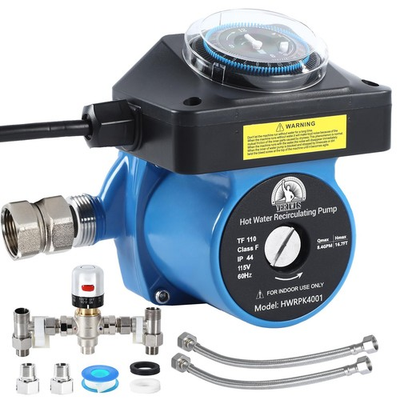 #ad VERIWIS Instant Hot WaterRecirculating Pump Kit for Tank WaterHeaterCirculation $240.23