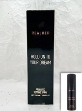RealHer HOLD ON TO YOUR DREAM Probiotic Setting Spray 3.38oz/100ml Full Size