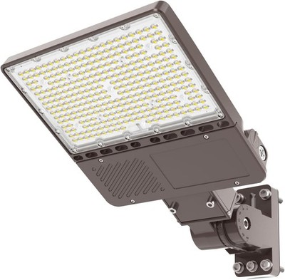 NGT LED Parking Lot Light 150W 22500 LM, LED Shoe Box Light Wall Mount, 5000K L
