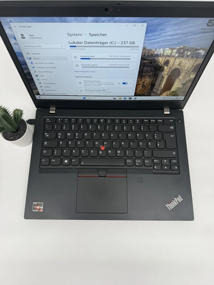 Lenovo ThinkPad L14 G1 · Ryzen 5 4500U · 8GB · 256GB, Foto 3 von 5