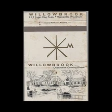 Matchbook Cover Willowbrook Distinctive Country Shop Thiensville WI