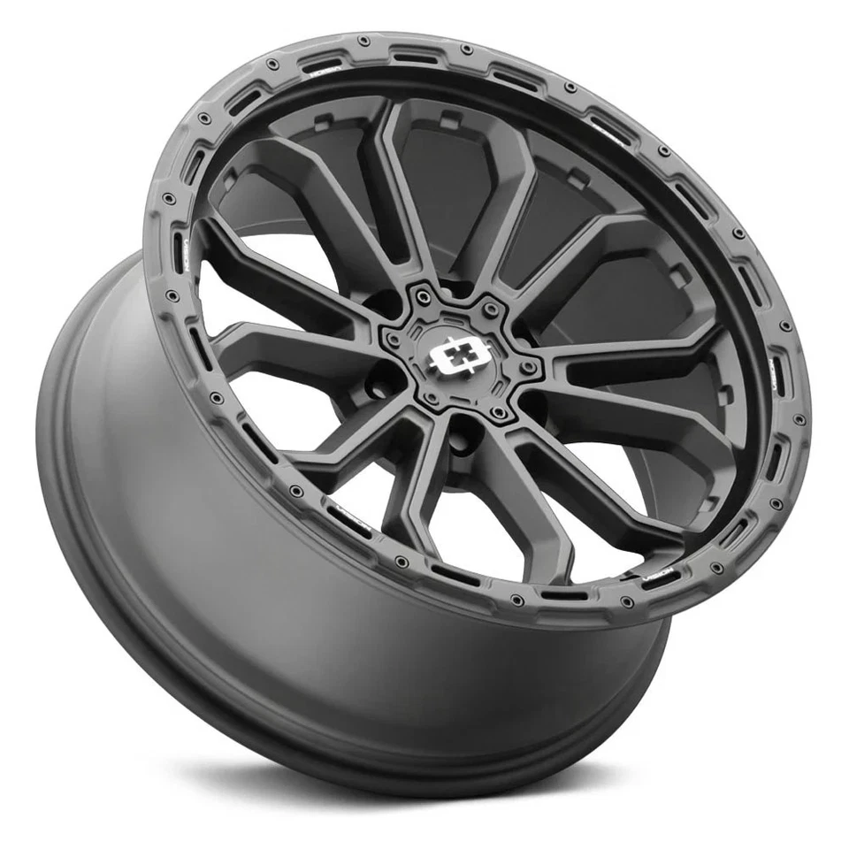 Vision 405 KORUPT 6 Wheel 16x8 (0, 6x139.7, 110) Black Single Rim Foto 2 de 2