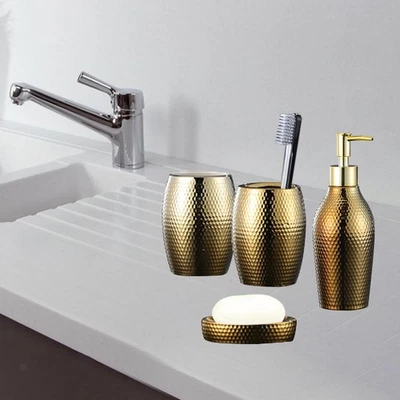 Nordic Bathroom Accessories Set Lotion Bottle Essential Set Decorative Tidy - Image 1 of 4