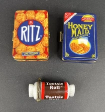 Vintage PHB Trinket Box Honey Maid Graham Crackers Ritz W/ crackers Tootsie Roll
