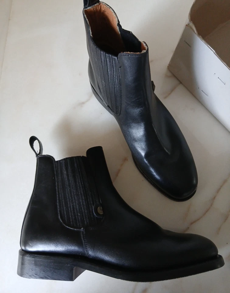 CAVALLO Reitstiefeletten Leder schwarz Gr. 37  4 1/2 edel NEU %%% UVP139€ TOP