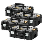 DeWalt DWST1-70703 TSTAK II Suitcase Flat Top Tool Storage Box x4