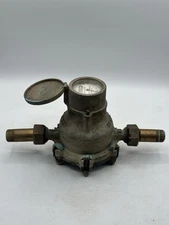 Hersey-Sparling Co Dedham  Mass USA Brass Water Flow Meter Antifrost Bottom 1963