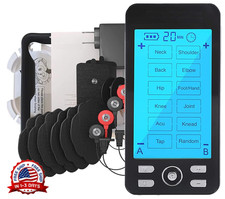 TENS Pulse Massager   24 Pain Relief Modes, Dual-Channel, Free USA Shipping