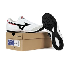 Mizuno Morelia Sala Elite Mens Turf Soccer Shoes Wide 2E White Black Red Q1GB251
