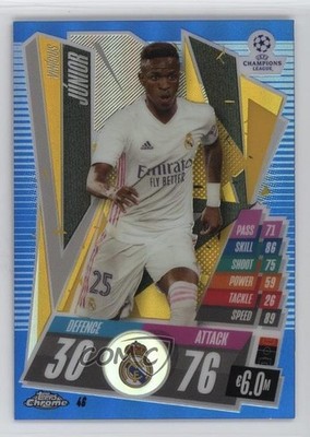 2020-21 Topps Chrome Match Attax UEFA Champions League /150 Vinicius Junior 0vj4