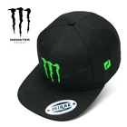 Energy Drink Embroidered Snapback Hat Monster Black Cap **Free Returns** LM / BK