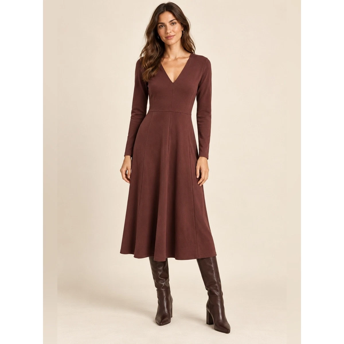 zara brown dress long sleeve Dresses for Women for sale line hem semi Calvin Klein Aggussie The Oxford Bolero (Size):XS