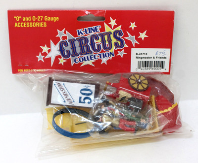 K-Line K-41713 Circus Ringmaster & Friends Figures Accessories O Scale 1:48 NIB